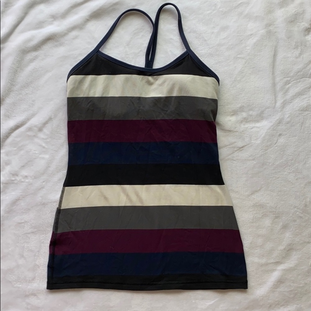 Lululemon striped Power Y Tank 4?